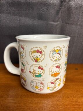 Sanrio Hello Kitty Zodiac Signs Coffee Tea Mug Cup Ceramic 20 Oz